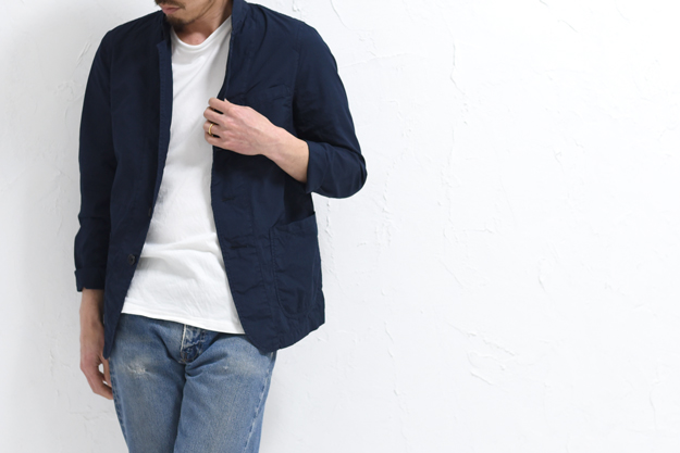 UNIVERSAL PRODUCTS / cotton tailored jacket | twelve blog