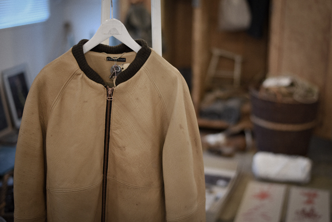 Frank Leder -PLANT DYED DEER LEATHER BOMBER JACKET- | twelve blog