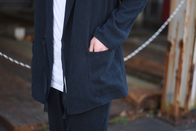 COMOLI-Silk Nep Jacket & Pants- | twelve blog