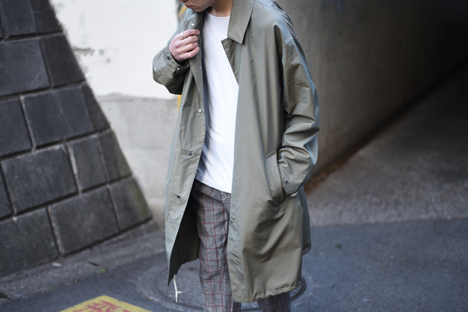 美しい CHAMBRAY AURALEE ジャケット・アウター BIG COAT SOUTIEN ...