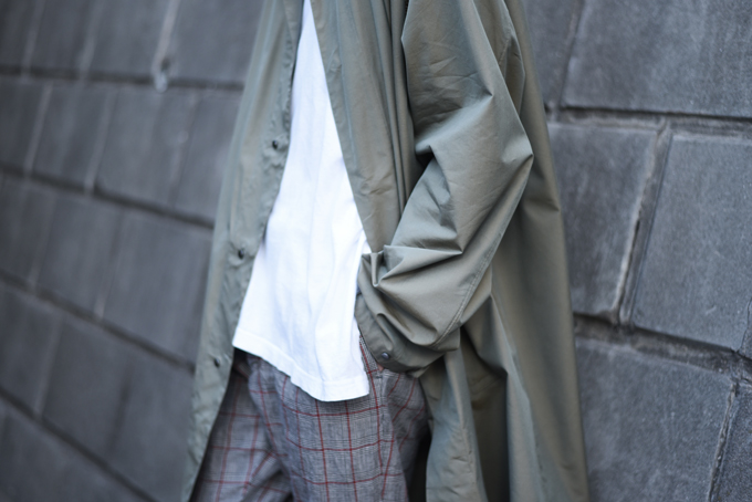 AURALEE -FINX CHAMBRAY BIG SOUTEIN COLLAR COAT- | twelve blog