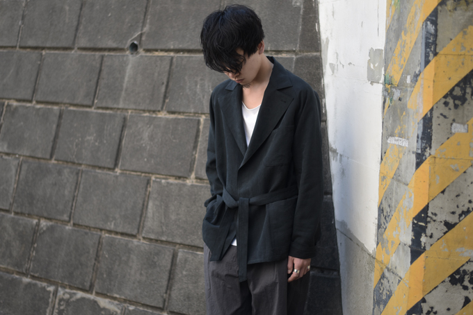 AURALEE 2019aw washed linen jacket black - www ...