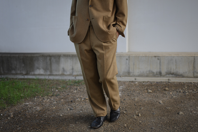 AURALEE -Wool Cashmere Flannel Jacket & Slacks- | twelve blog