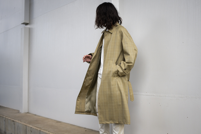 AURALEE  Wool Mohair Soutien Collar Coat