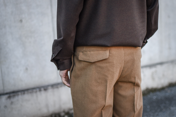 山内 -Wool Cashmere Corduroy Pants- | twelve blog