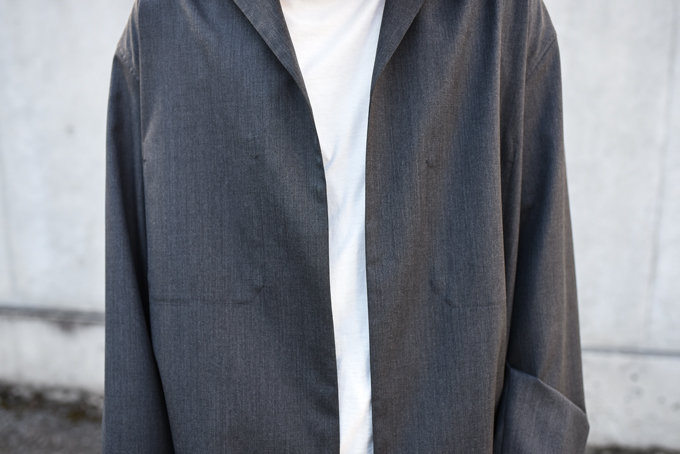 AURALEE -Wool Silk Tropical Shirts Jacket & Wide Slacks- | twelve blog