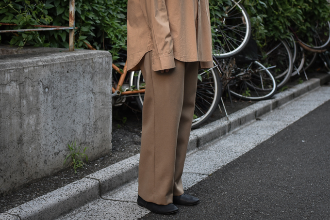 AURALEE -Light Melton Wide Slacks- | twelve blogbeauty パンツ