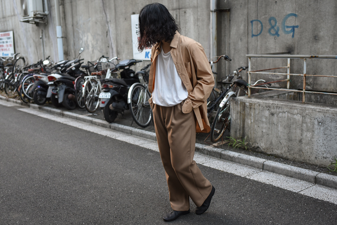 6,880円AURALEE / LIGHT MELTON WIDE SLACKS