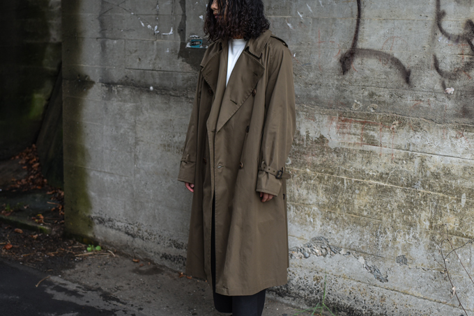 AURALEE -Finx Chambray Big Trench Coat- | twelve blog