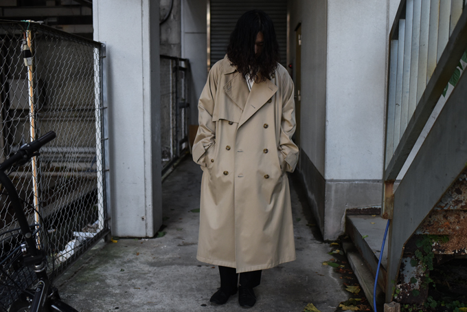 stein Lay Oversized Overlap コート 19awトレンチコート - トレンチコート