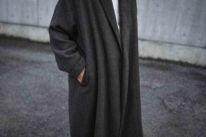 WIRROW -Soft Wool Robe Coat- | twelve blog