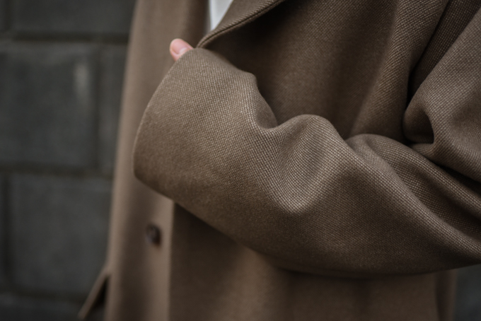 AURALEE -Wool Silk Melton Soutien Collar Coat- | twelve blog