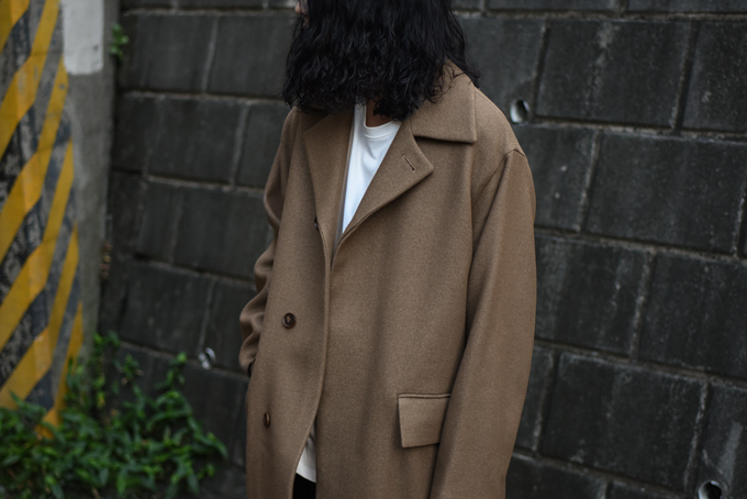 AURALEE -Wool Silk Melton Soutien Collar Coat- | twelve blog