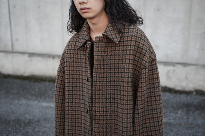 YOKE -Double Jquard Knit Bal Collar Coat- | twelve blog