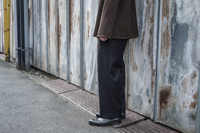 WIRROW -Wool Gabardine Straight Slacks- | twelve blog