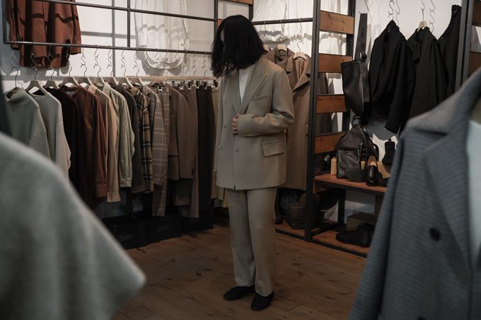 AURALEE -Wool Kid Mohair Kersey Jacket & Slacks- | twelve blog