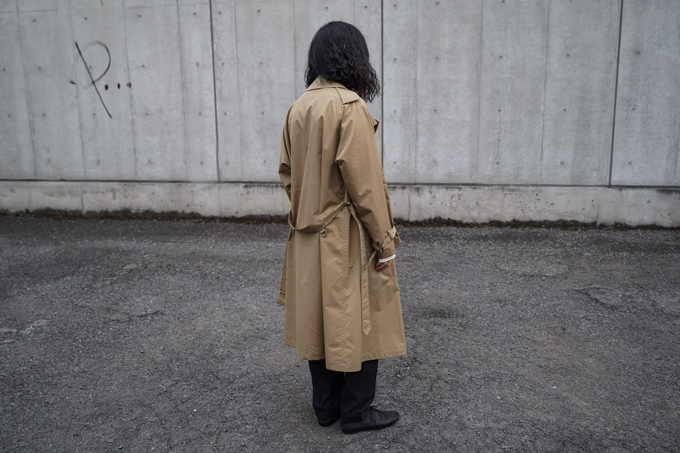 AURALEE -Finx Polyester Big Trench Coat- | twelve blog