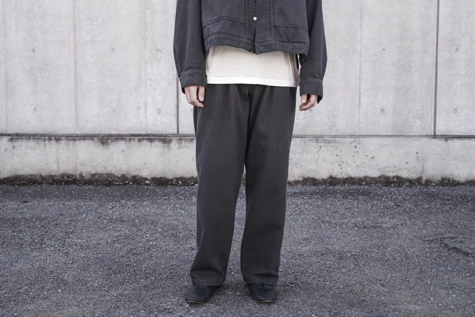 YOKE -Wide Denim Blouson & 2tuck Wide Trousers- | twelve blog