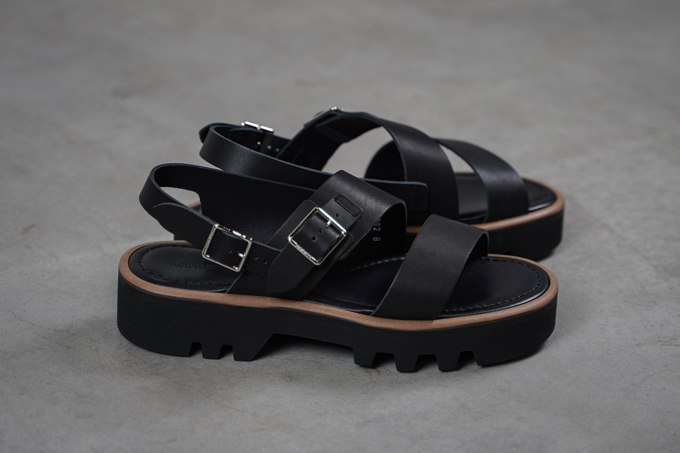 AURALEE -Leather Belt Sandals Made By foot the coacher
