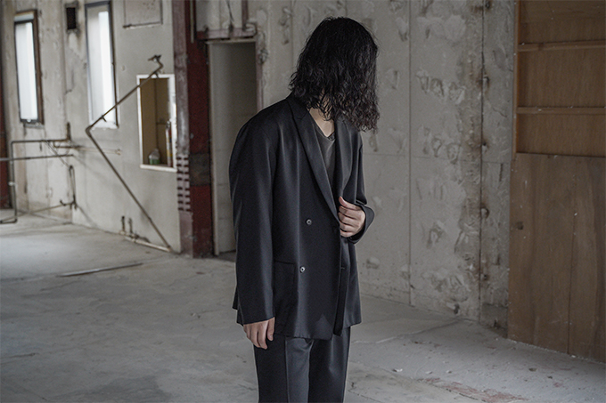 POLYPLOID -Double Breasted Suit Jacket & Tack Suit Pants