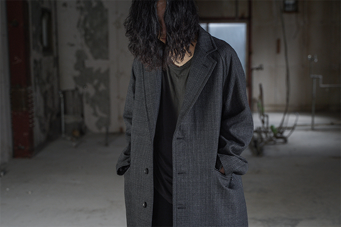 20AW AURALEE BLUEFACED CHESTERFIELD COAT