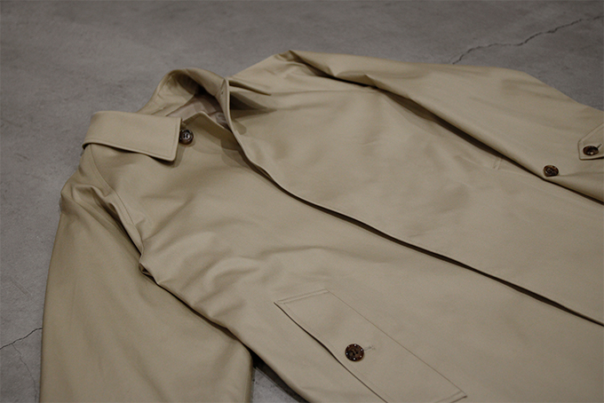 CIOTA -Suvin Cotton Gabardine Balmacaan Coat- | twelve blog