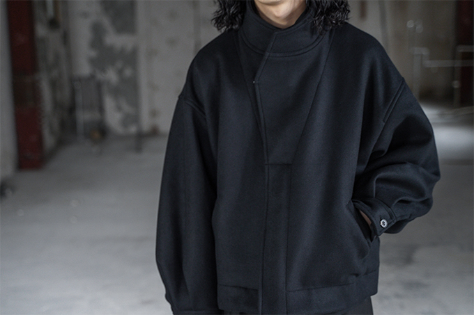 stein（シュタイン） 2020AW OVER SLEEVE MELTON JACKET メルトン