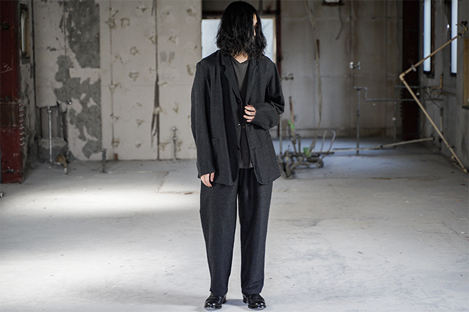 COMOLI -Wool Silk Jacket & Drawstring Pants- | twelve blog