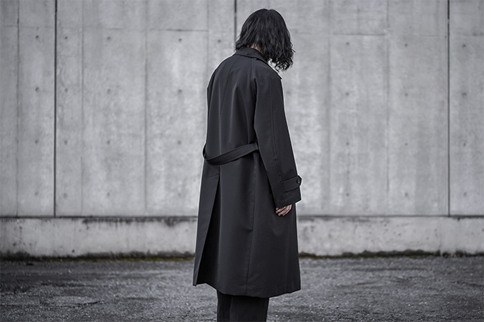 WOOL MAX CANVAS SOUTIEN COLLAR COAT