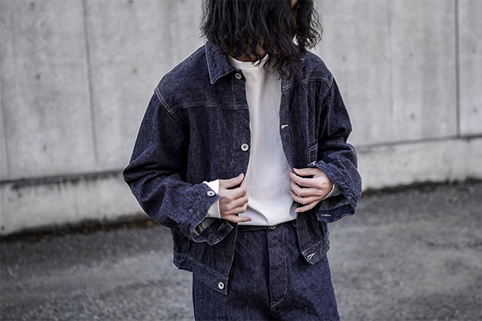 21SS Comoli デニムセットアップ Navy 1-