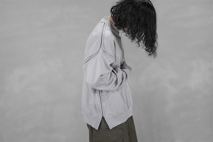 YOKE -Oversized Piping Sweat Shirt- | twelve blog