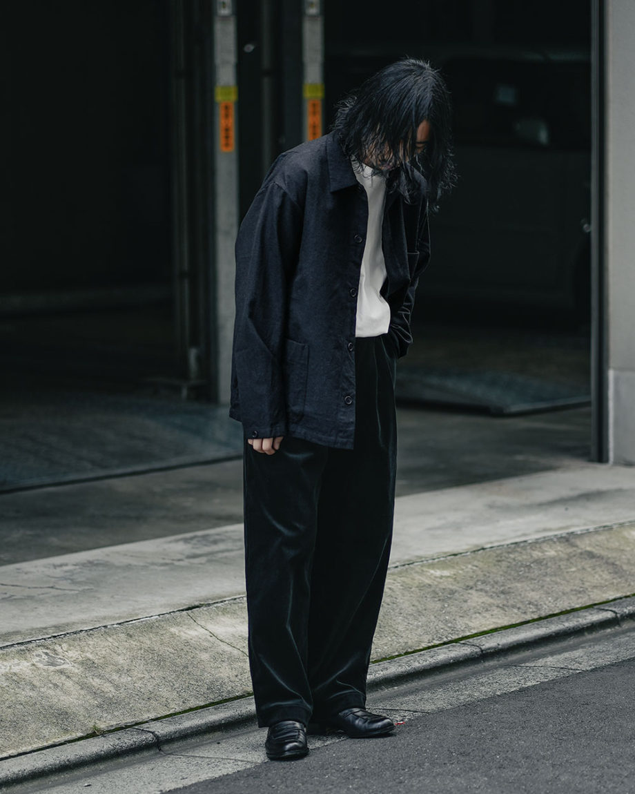 WIRROW -Corduroy Tuck Pants, Simple Belt- | twelve blog