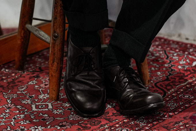 SUGINARI MORIMOTO -Lace Up Derby Shoes “Soft Vaqueta”- | twelve blog