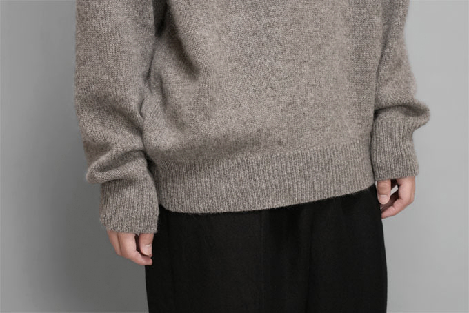 WIRROW -Yak Wool Knit Robe, Pullover- | twelve blog