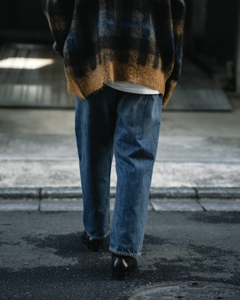 アプレッセA.PRESSE 22aw Washed Denim Wide Pants 32 - デニム/ジーンズ