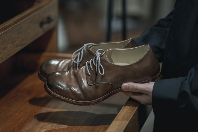 SUGINARI MORIMOTO -Lace Up Derby Shoes “Calflux”- | twelve blog