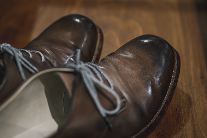 SUGINARI MORIMOTO -Lace Up Derby Shoes “Calflux”- | twelve blog