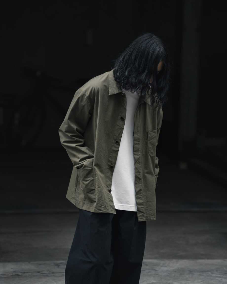 COLINA -Stripe Gardeners Shirts, P-41 Utility Jacket- | twelve blog