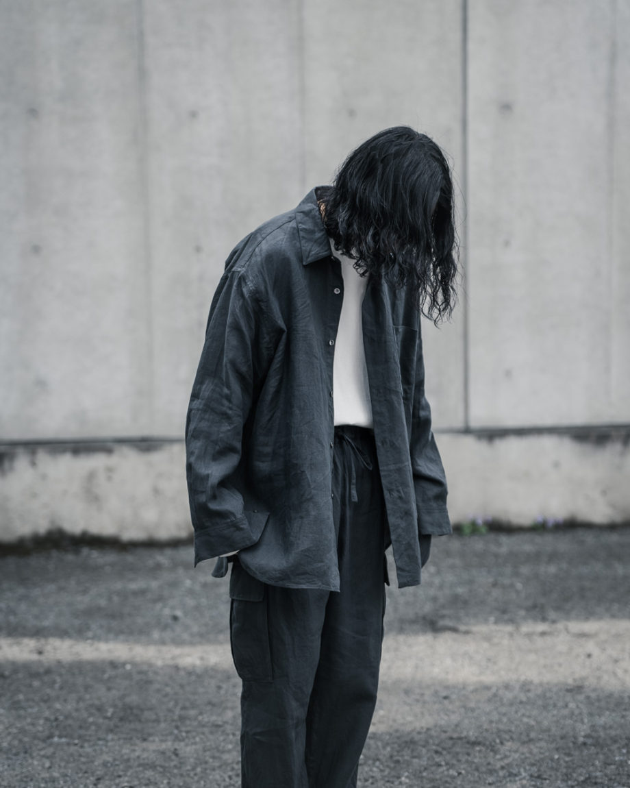 WIRROW -Linen Regular Collar Shirt, Cargo Pants- | twelve blog