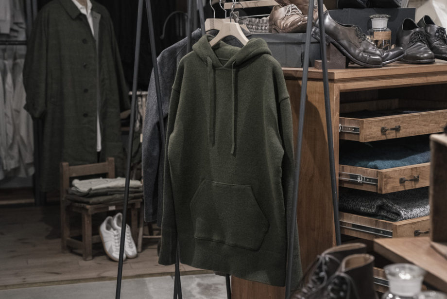 POSTELEGANT -Fine Wool Knit Hoodie- | twelve blog