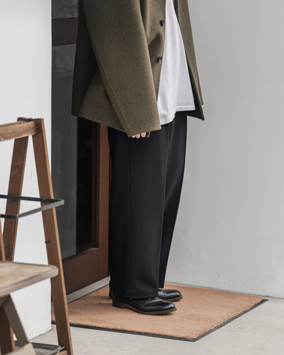 超お徳用 新品 WIRROW Soft Wool Wide Tapered Slacks | bioport.com.tr