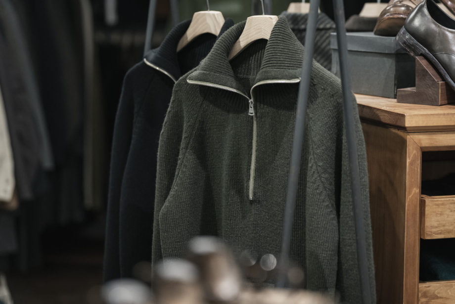 MAATEE&SONS -Half Zip Military Sweater- | twelve blog