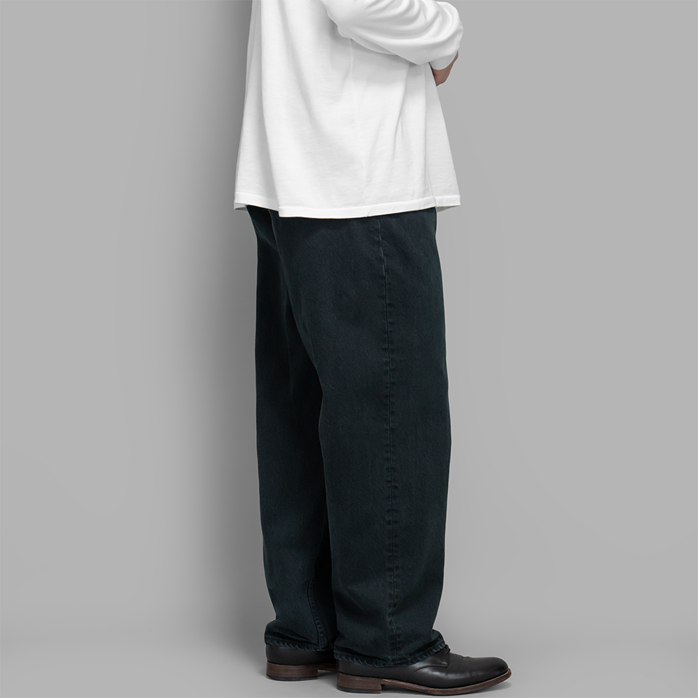 A.PRESSE / Black Washed Wide Denim Pants | twelve