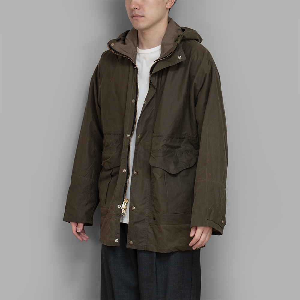 USED / FILSON Wax Cotton Hooded Coat