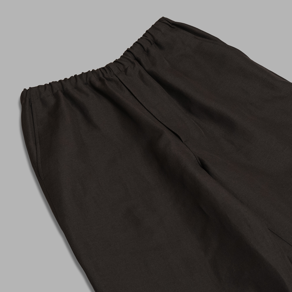 stein / Drawstring Wide Trousers (WL-Military Khaki)