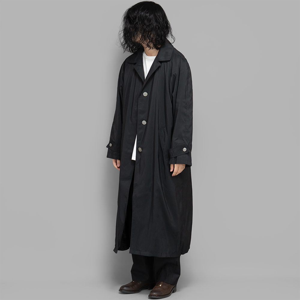 USED / Nylon Bal Collar Coat