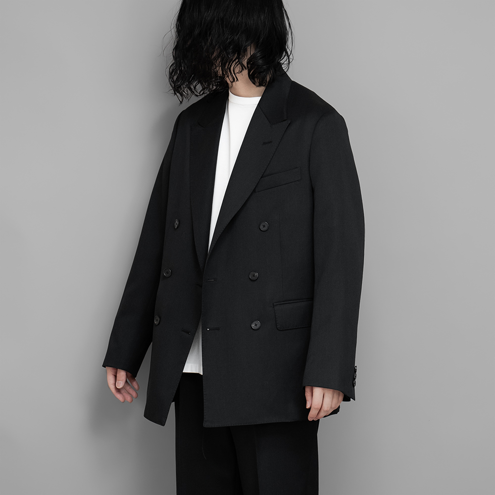 A.PRESSE / Wool Gabardine Double Breasted Jacket | twelve