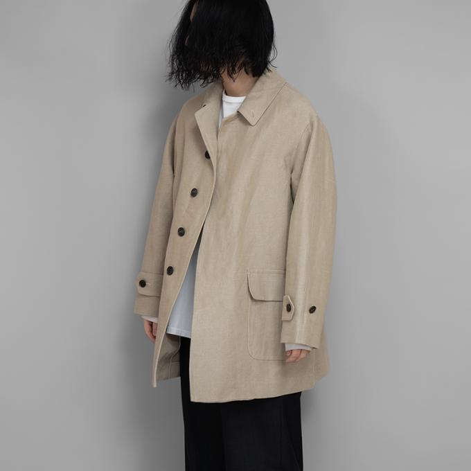 A.PRESSE / Linen Half Coat | twelve
