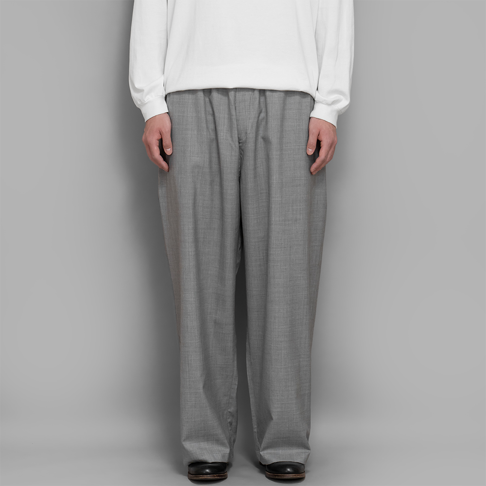 MITTAN / エアリーウールワイド (薄灰)