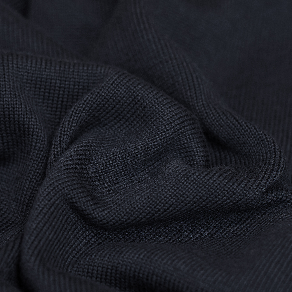 A.PRESSE / Cotton Knit L/S T-Shirt (Navy) | twelve